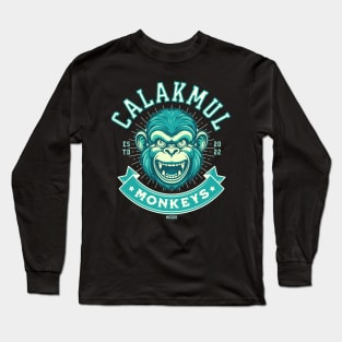 Team Calakmul Monkeys, ⁨Mexico⁩ Long Sleeve T-Shirt